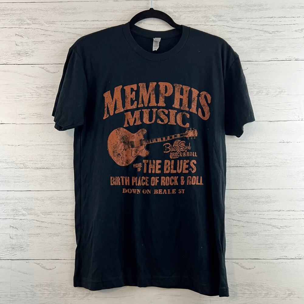 Memphis Music Graphic Short Sleeve T Shirt Size S